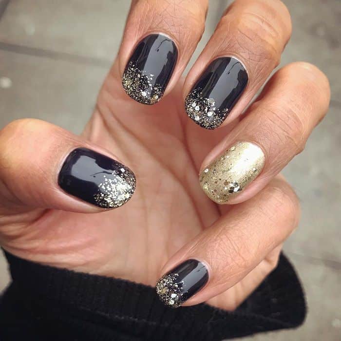 Black & Gold Nail Designs: 51 Fabulous Ways To Rock'em