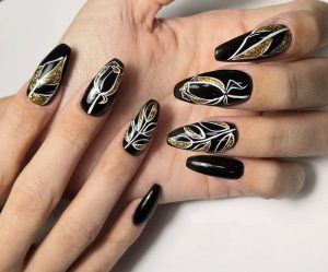 Black & Gold Nail Designs: 51 Fabulous Ways To Rock'em