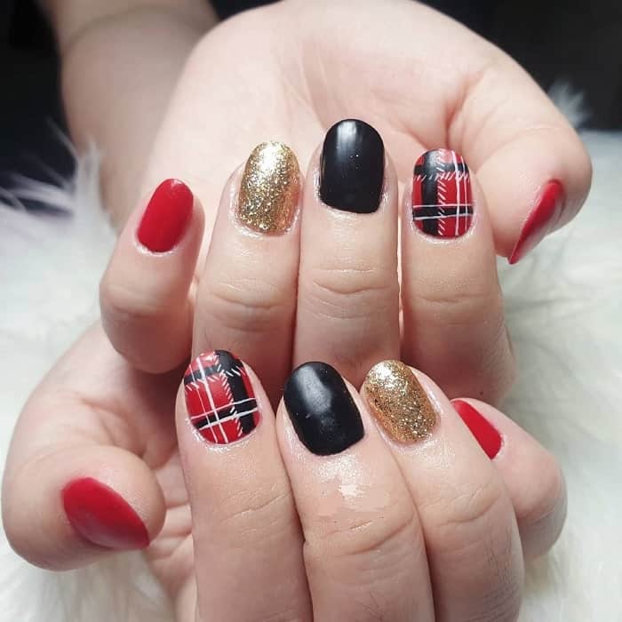 60 Stunning Red & Black Nail Designs You'll Love to Try