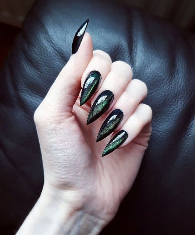 81 Boldest Black Nail Designs to Stand Out of The Crowd