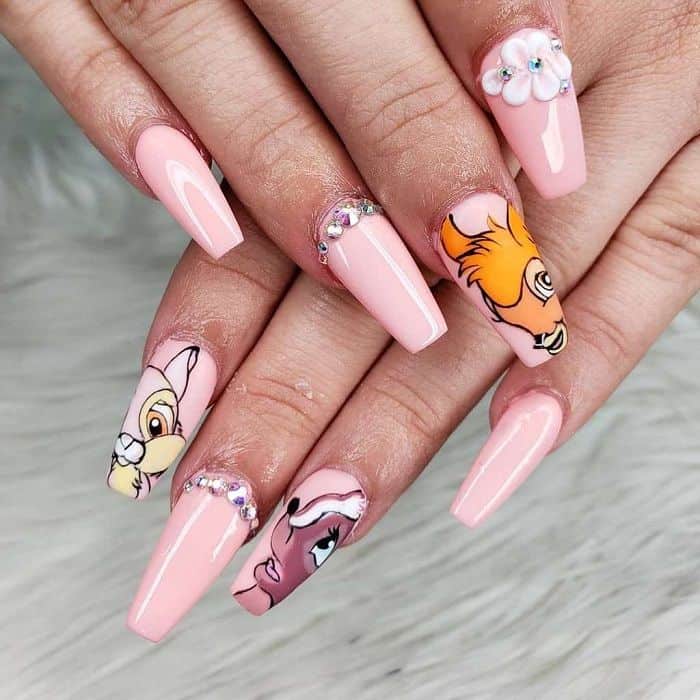 Disney Coffin Nails