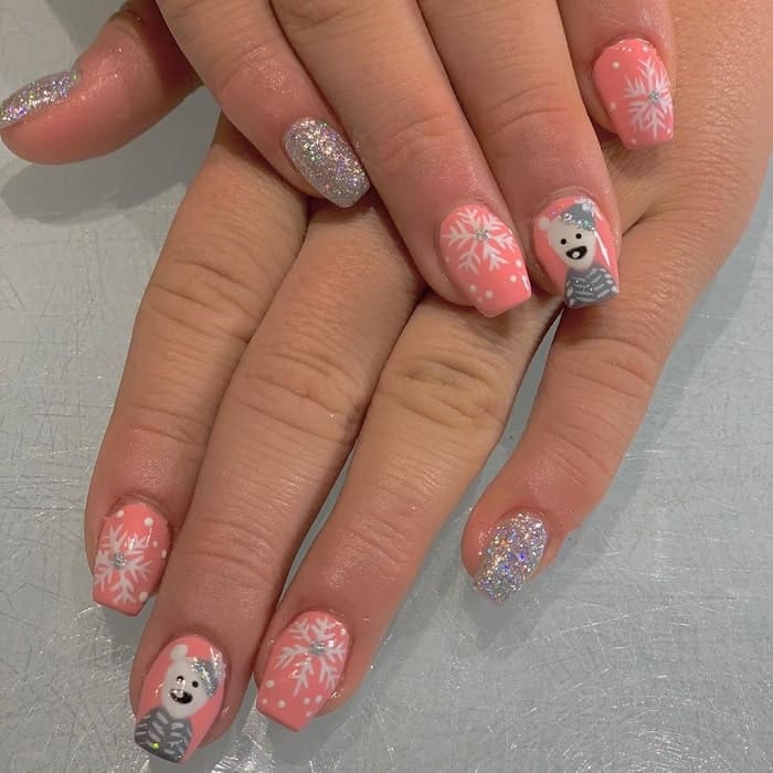 easter gel nails