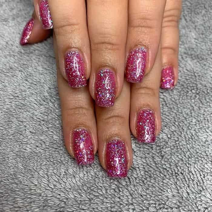 glitter gel nails