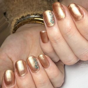 65 Gold Nail Design Ideas Trending for 2022