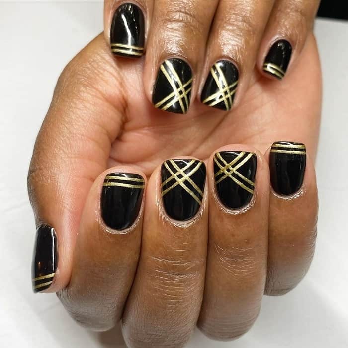 35 Alluring Line Nail Designs To Try – NailDesignCode