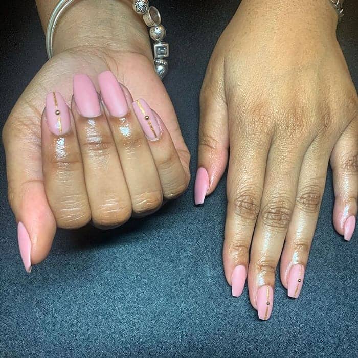 light pink nexgen nails