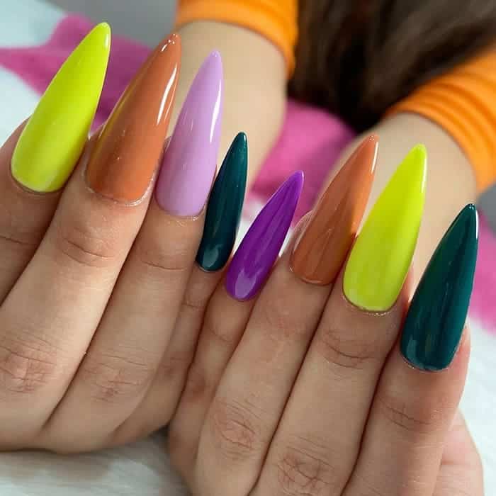 long acrylic nails