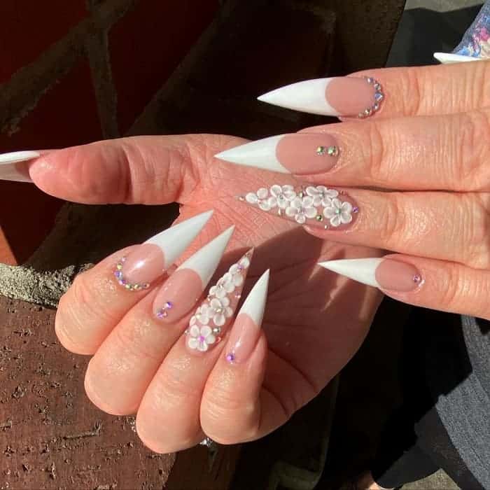 long pointy nails