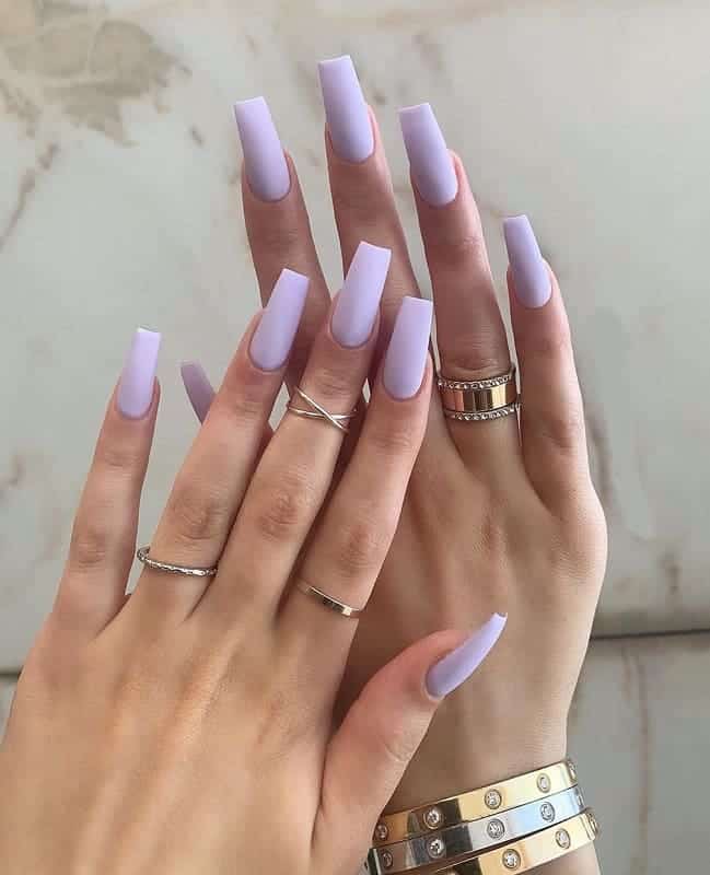 120 Dazzling Matte Nail Designs To Wear In 2021