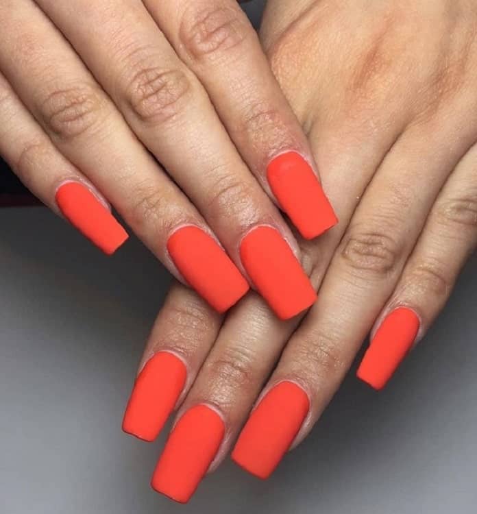 61 Vibrant Orange Nail Designs to Capture All The Attention