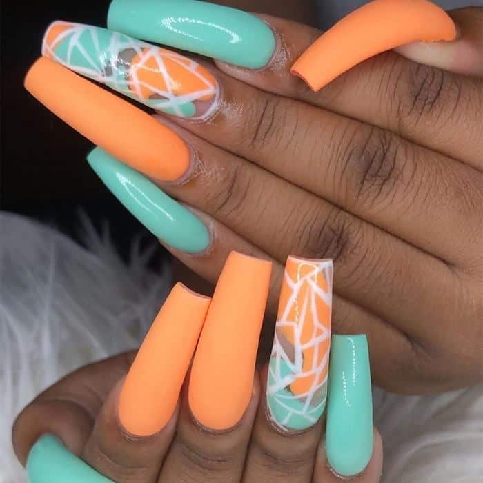 40 Mint Green Nail Designs To Make Heads Turn 21 Trends