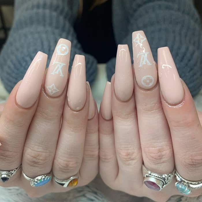 Nude Acrylic Nails