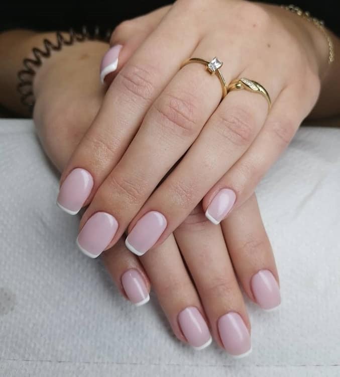 Nude French Nails