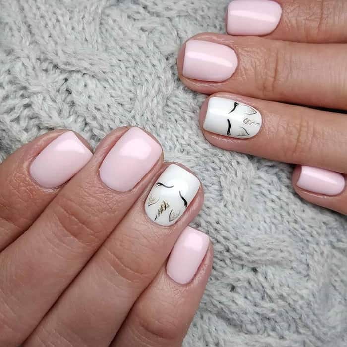 Pink Nude Nails