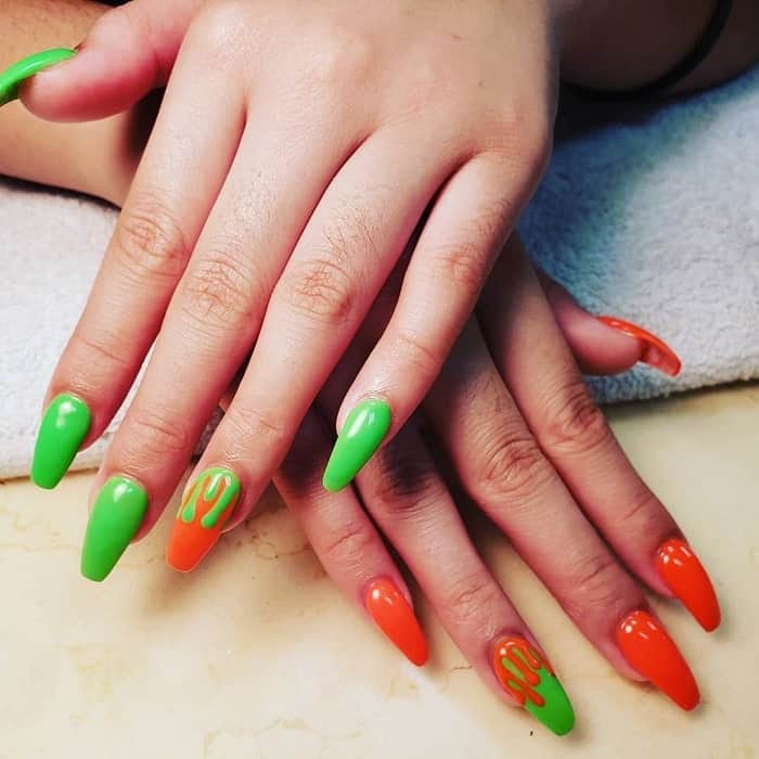 61 Vibrant Orange Nail Designs To Capture All The Attention