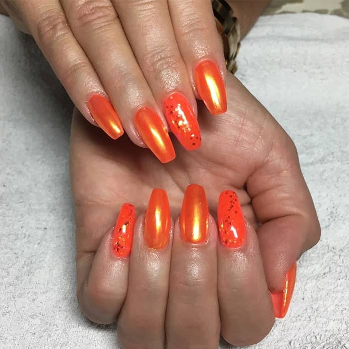 61 Vibrant Orange Nail Designs to Capture All The Attention