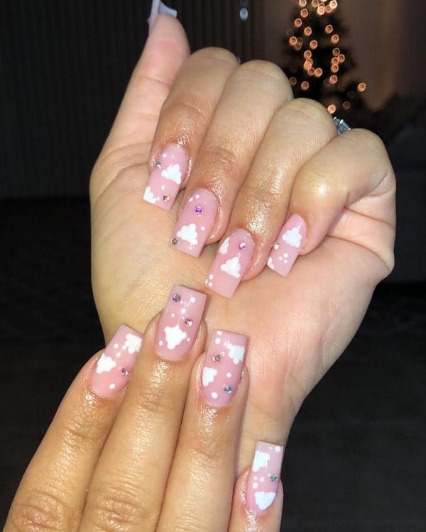 Pink Prom Nails