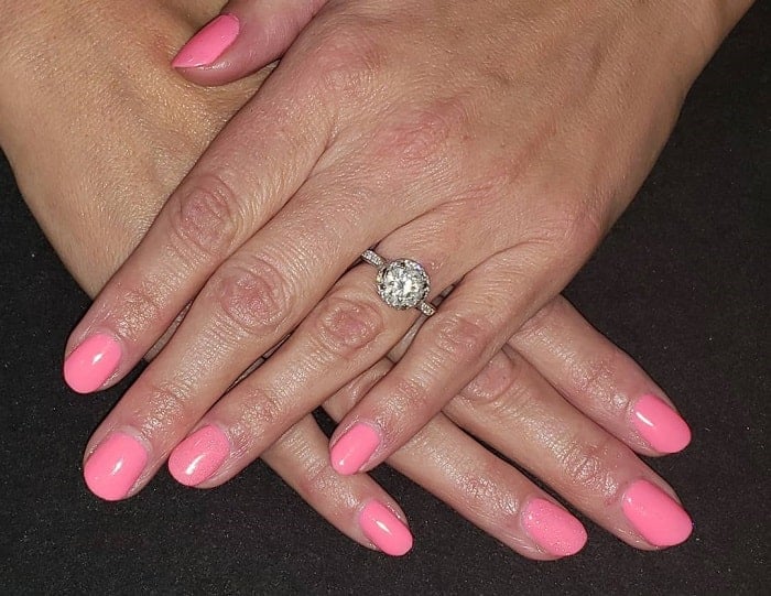 Pink Shellac Nails