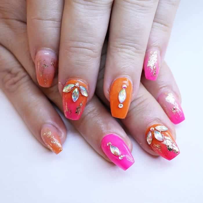 short fake nail design