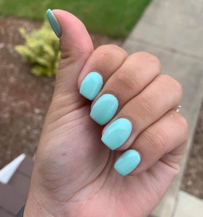 tiffany blue nail ideas