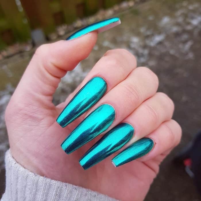 31 Posh Tiffany Blue Nail Polish Designs – NailDesignCode