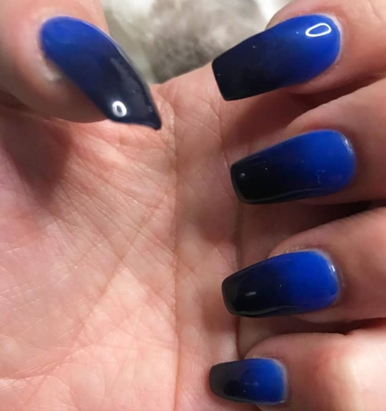 30 Dramatic Two Tone Nails To Take Over Instgram Naildesigncode