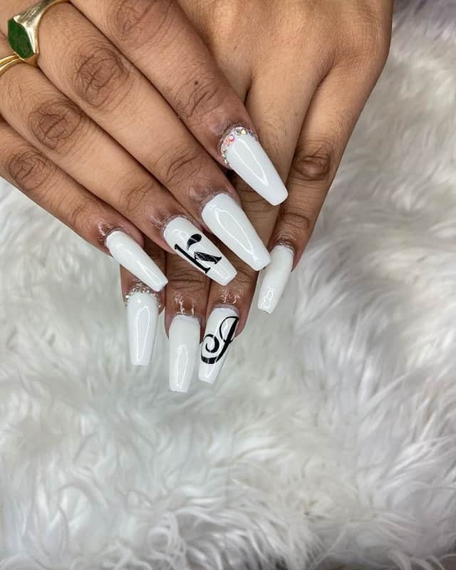 white coffin nails