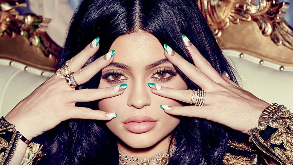 wicked kylie jenner nail design