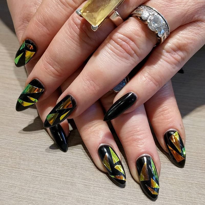 Shattered Glass Nails: 20 Looks You Should Rock Today [2023]