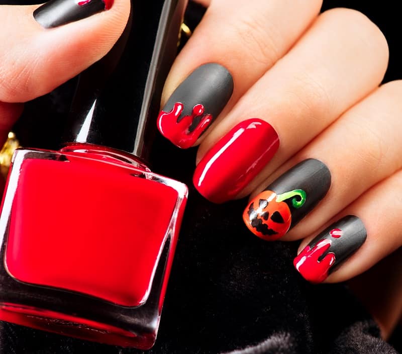 halloween nail design ideas