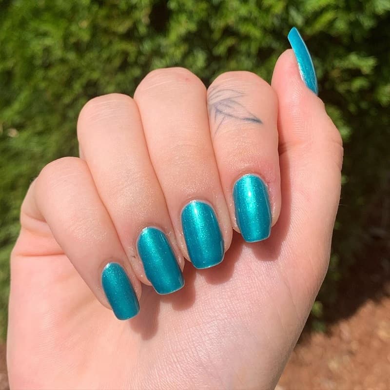 41 Teal Nail Designs You'll Fall In Love With (2021) – NailDesignCode