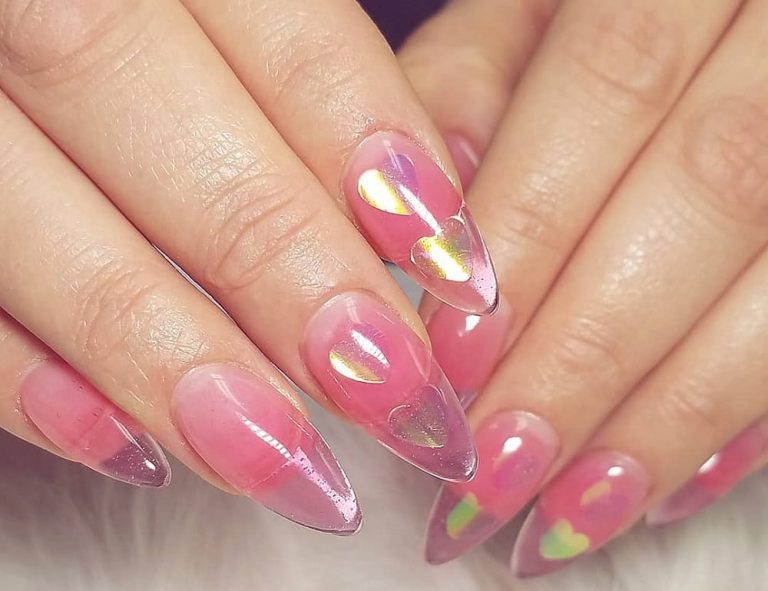 Clear Pink Nails: 12 Classy Designs for 2022