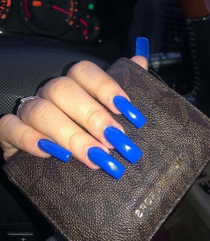 12 Inspiring Blue Acrylic Nails to Consider – NailDesignCode