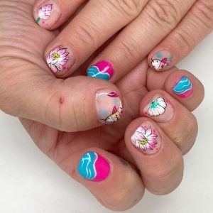 50 Flower Nail Designs You Can Totally Pull Off in 2024