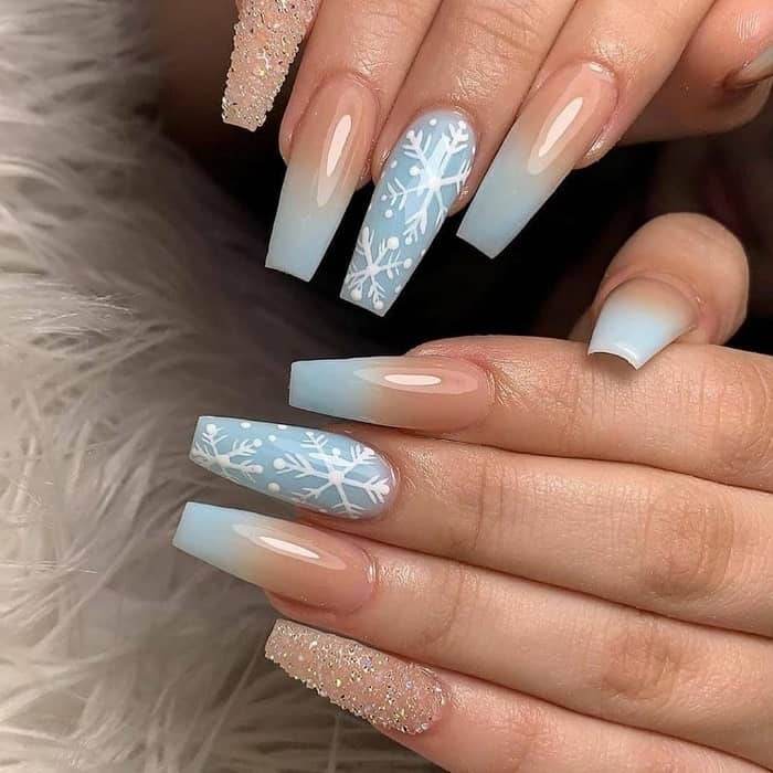 Pastel Ombre Nail Design