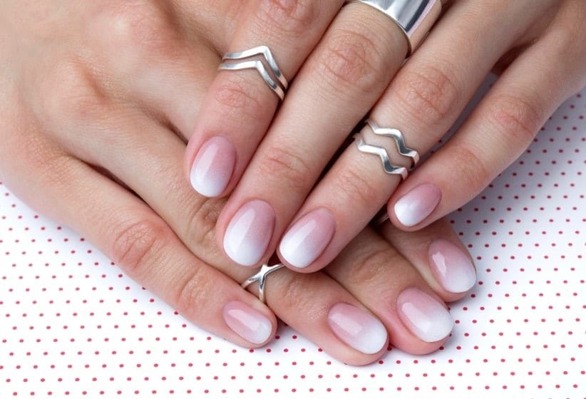 31 Flattering Pink and White Nails to Try in 2024