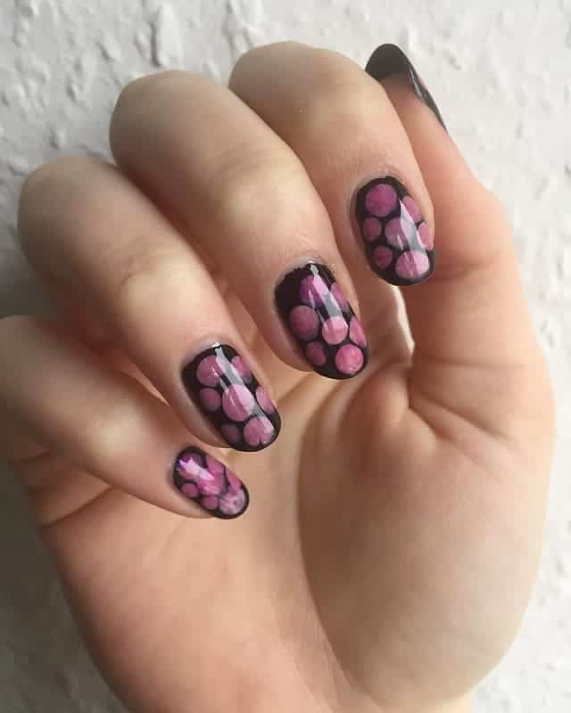 two color nail design