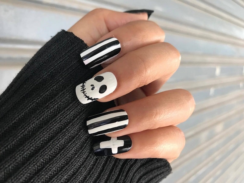 halloween nail art for beginners