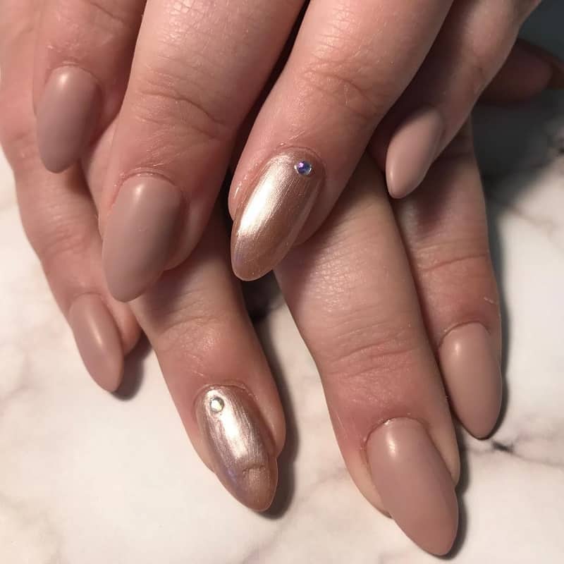 Top 25 Nude Matte Nails To Stand The Best Of Time