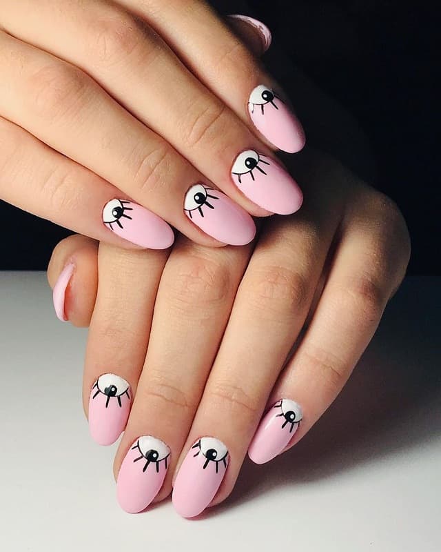 31 Hot Pink And Black Nail Designs for A Unique Look in 2021