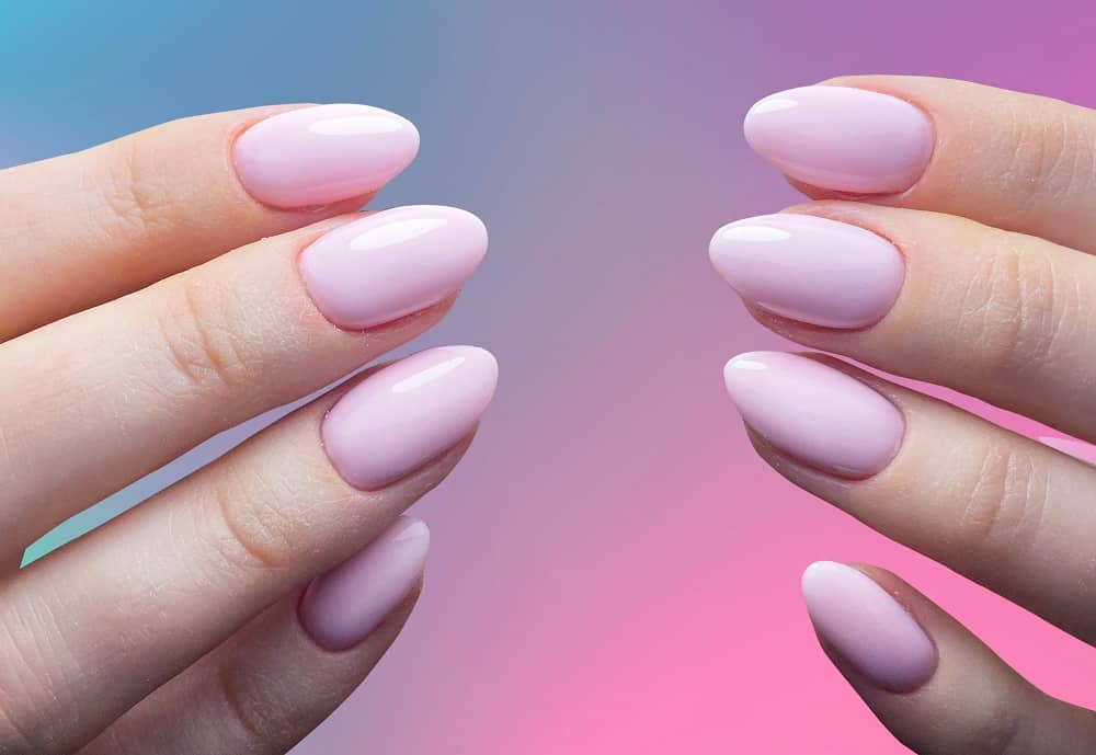 How to Style Oval Nails - Nude Pink