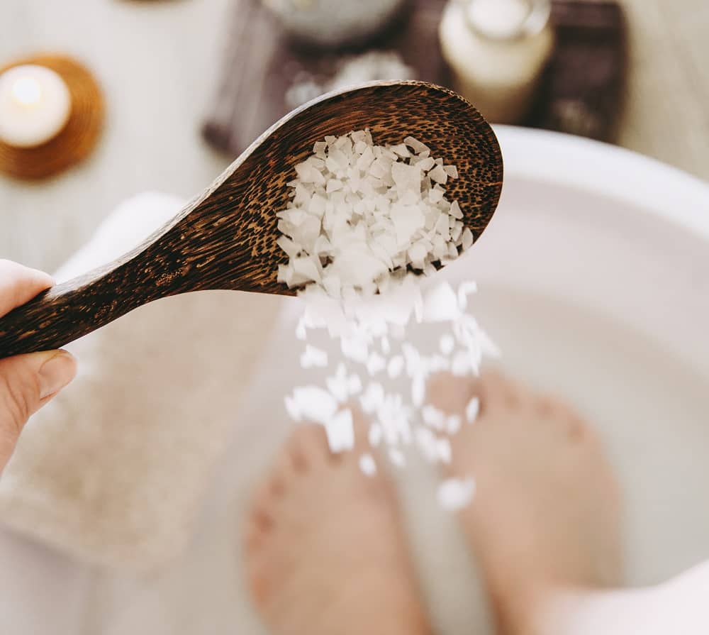 Soak Feet to Cut Thick Toenails