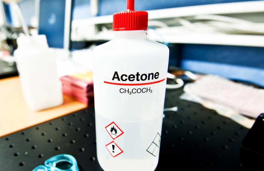 dangers of acetone - highly inflammable