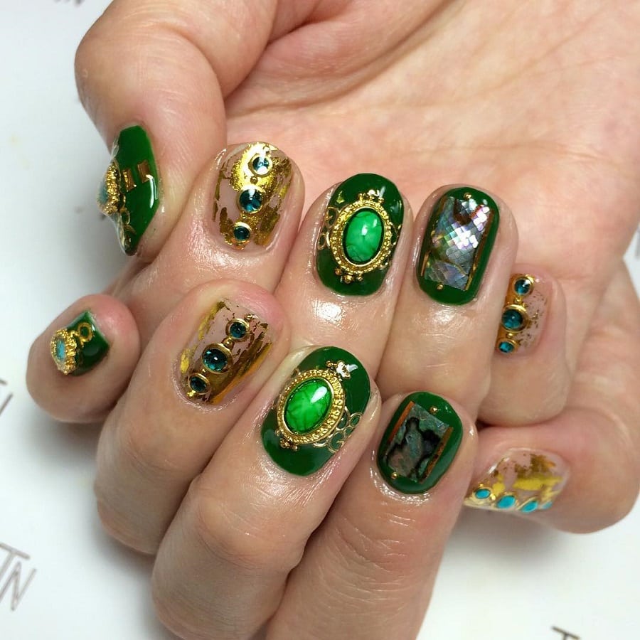 egyptian nail design