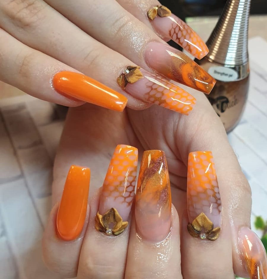 fishnet coffin nails