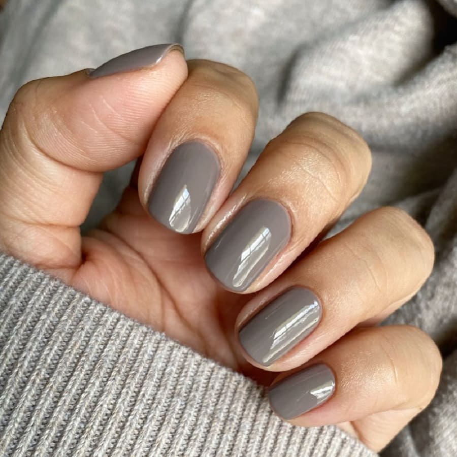 grey taupe nail color