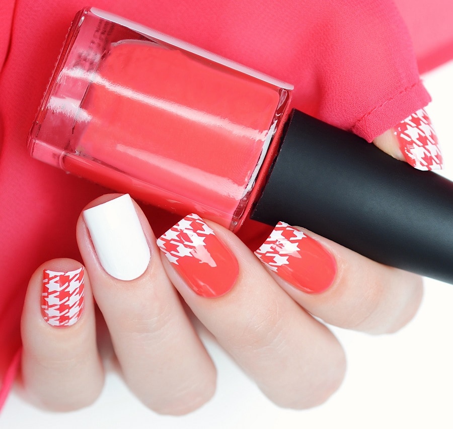 houndstooth square nails