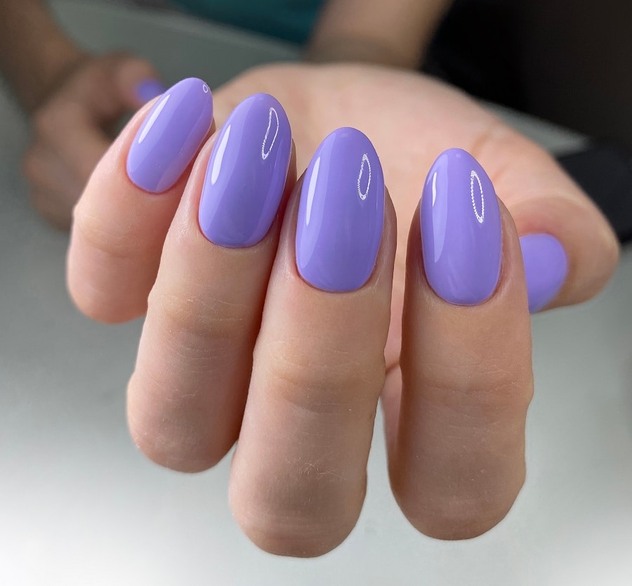 lavender blue nails