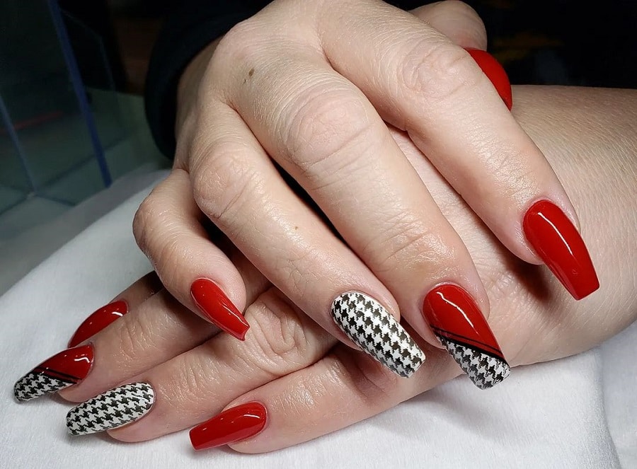 long houndstooth nails