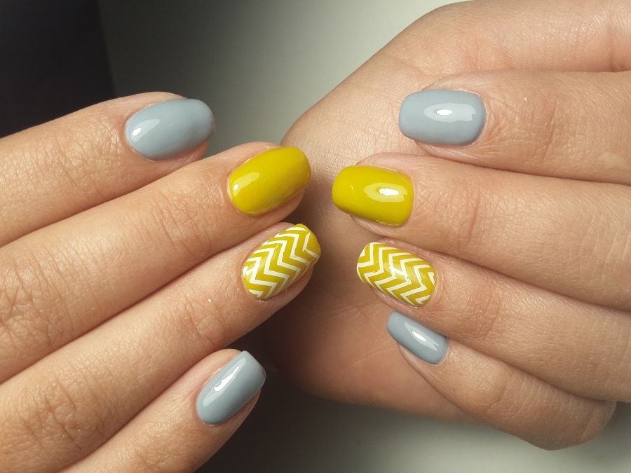 Mustard Yellow Nail Design Ideas - wide 4